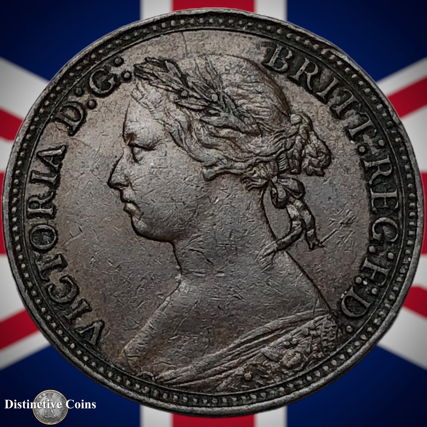 Great Britain 1880 Farthing 1/4d GB3844