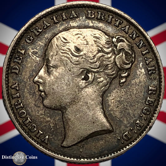 Great Britain 1860 British One Shilling GB0254