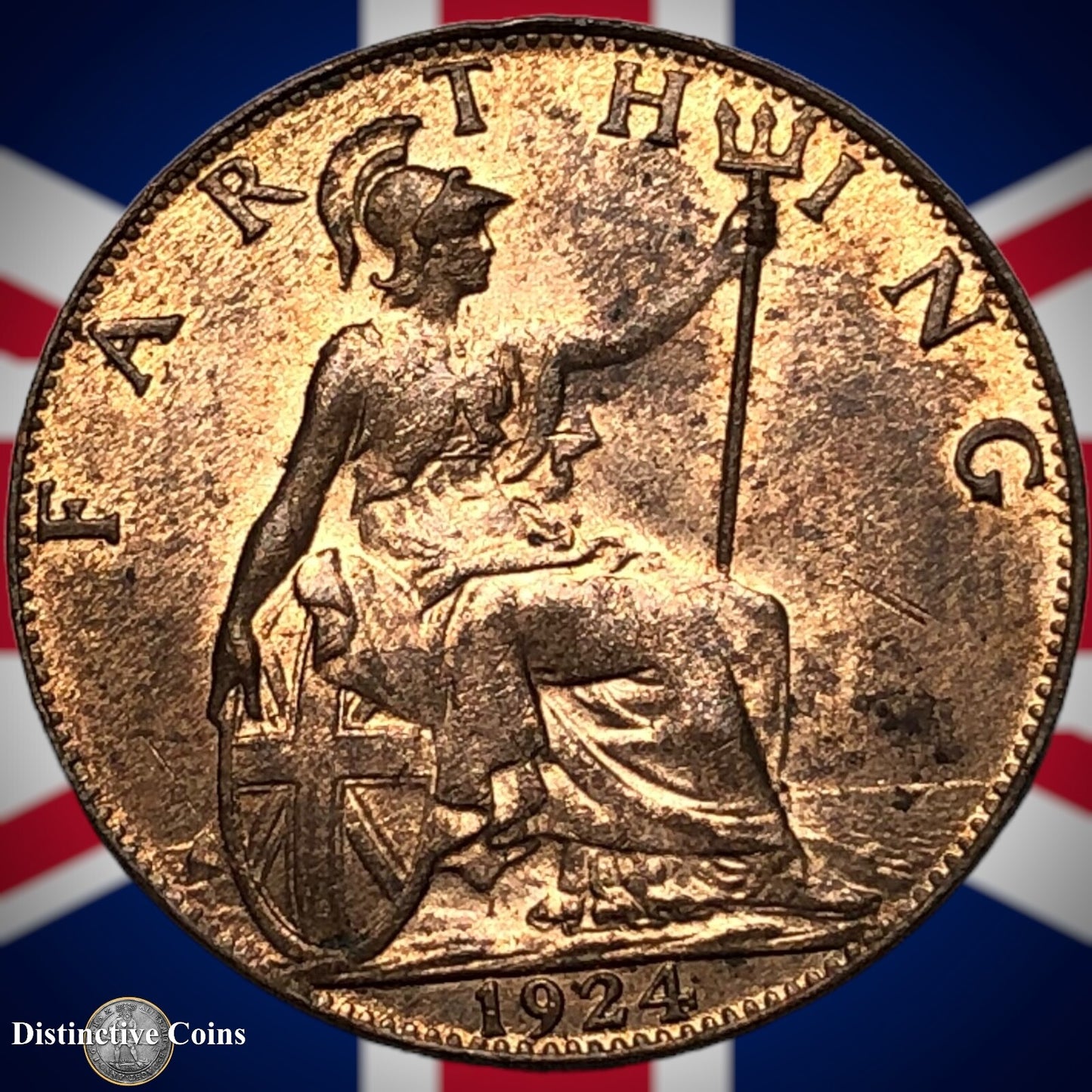 Great Britain 1924 Farthing 1/4d GB4792