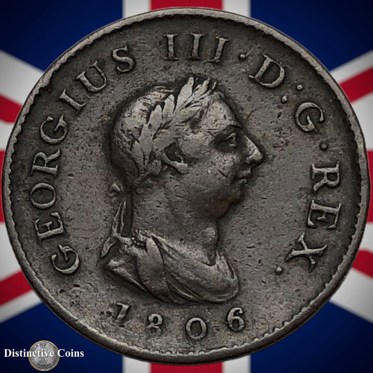 Great Britain 1806 Farthing 1/4d GB3203