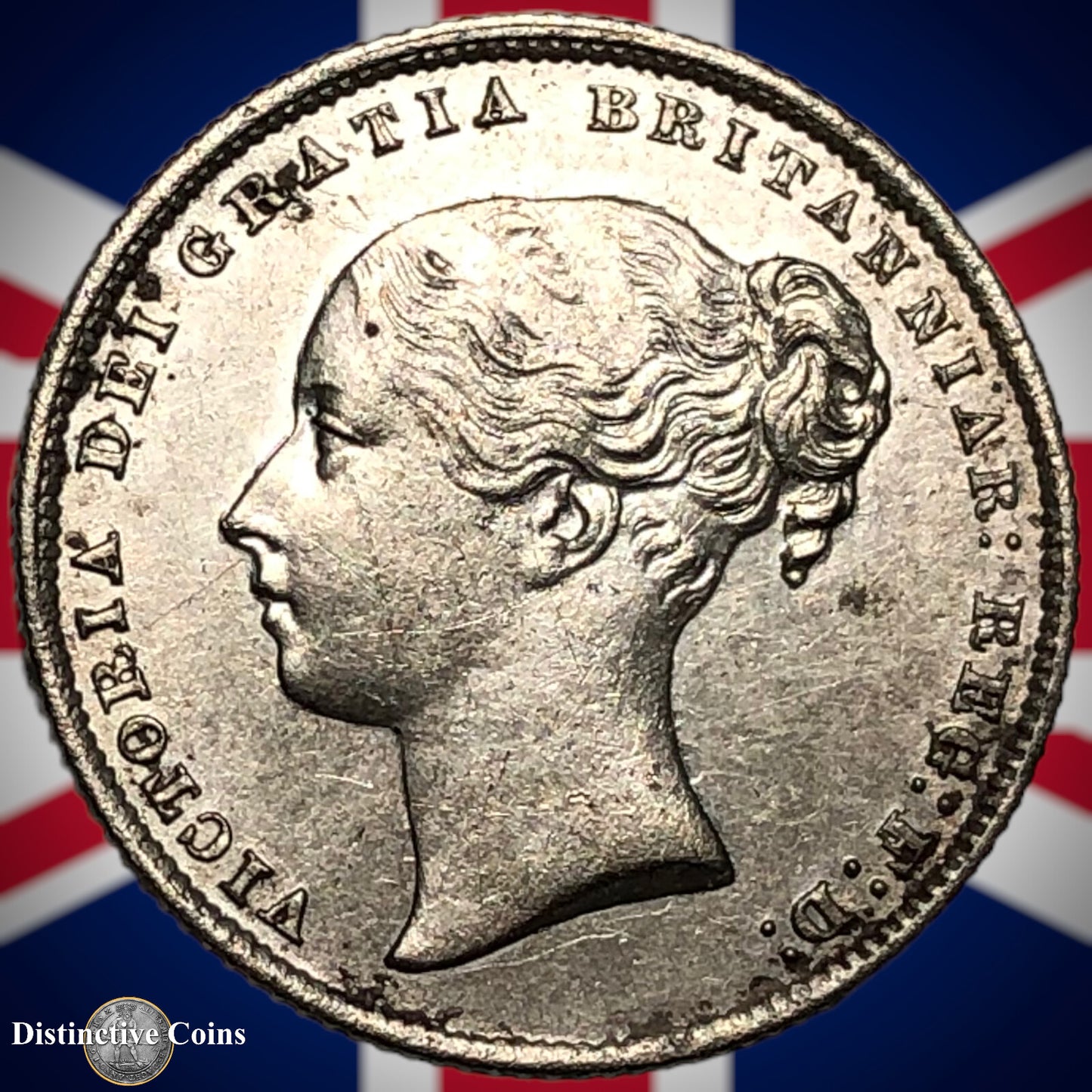 Great Britain 1862 British One Shilling GB0265