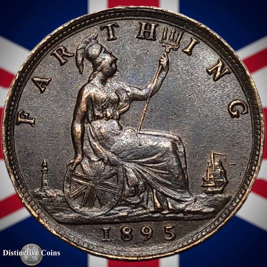 Great Britain 1895 Farthing 1/4d GB4398