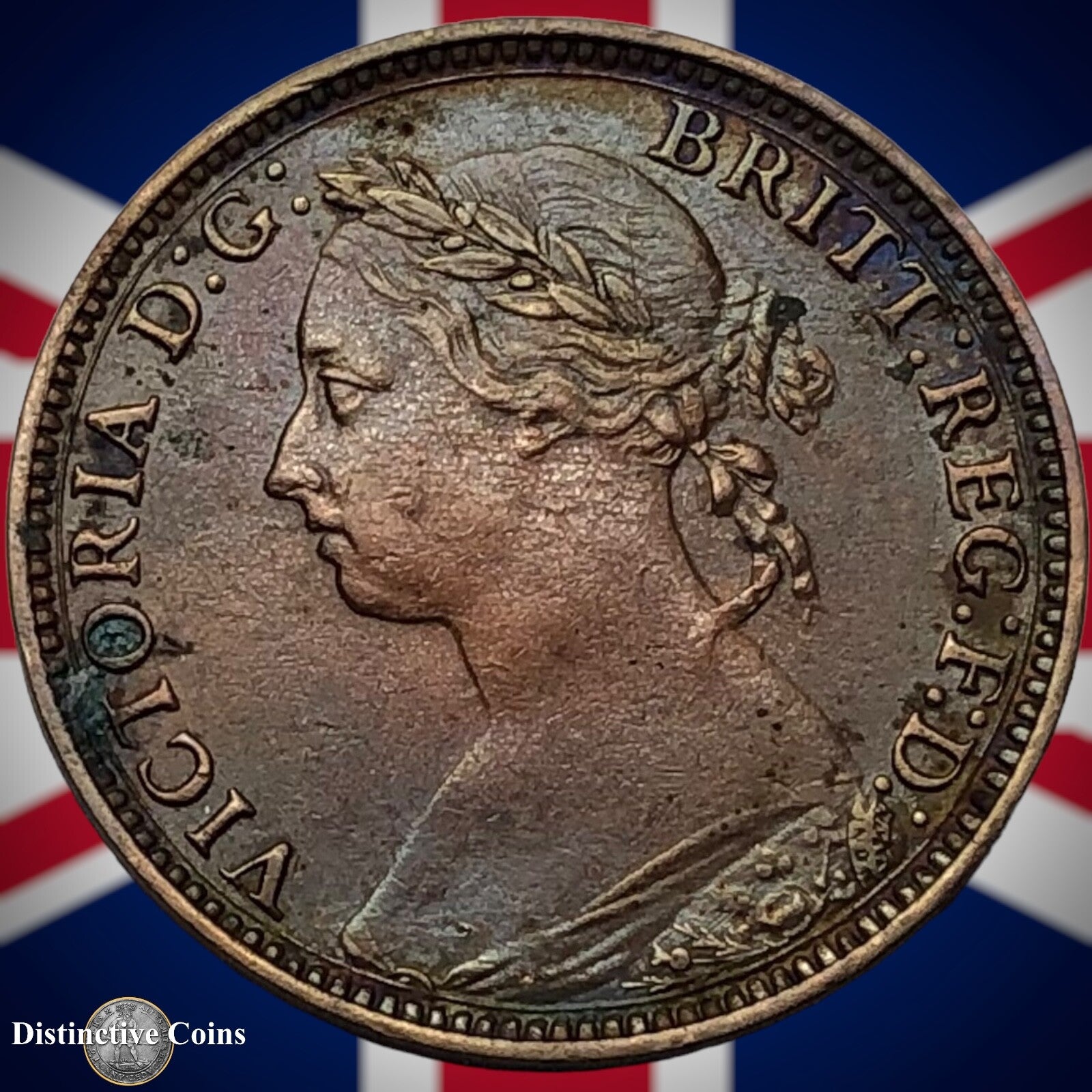 Great Britain 1881 H Farthing 1/4d GB3968