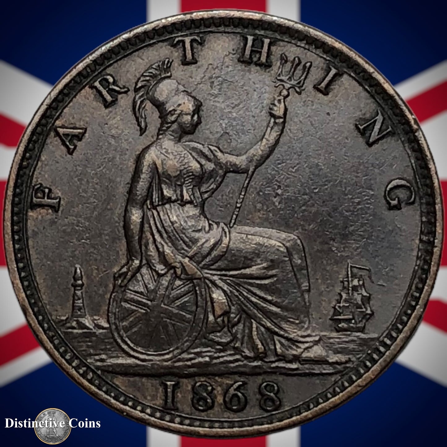 Great Britain 1868 Farthing 1/4d GB3630