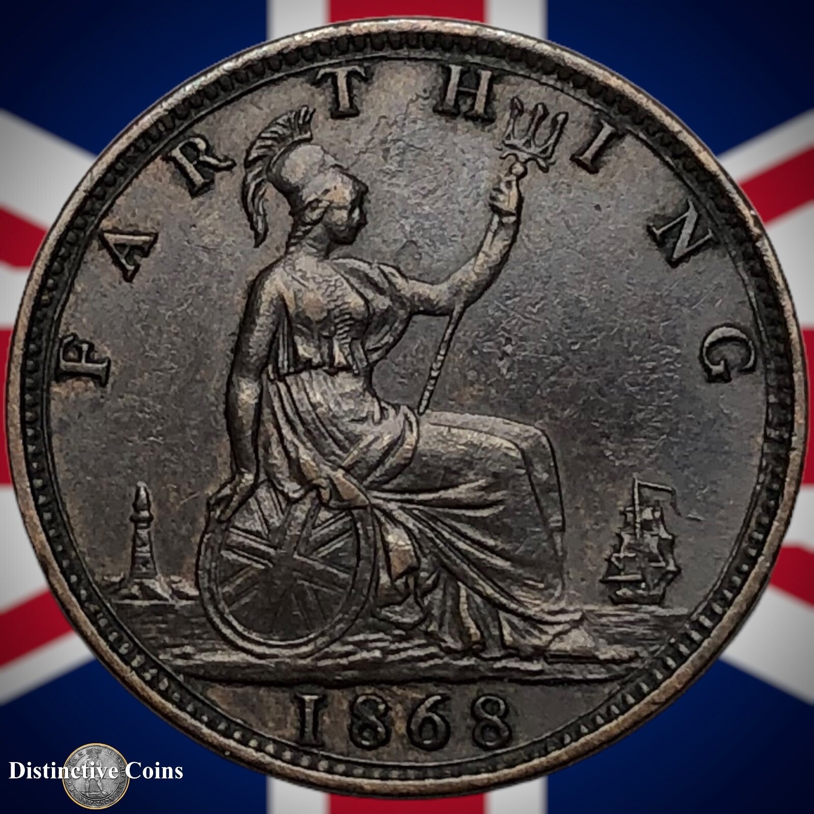 Great Britain 1868 Farthing 1/4d GB3630