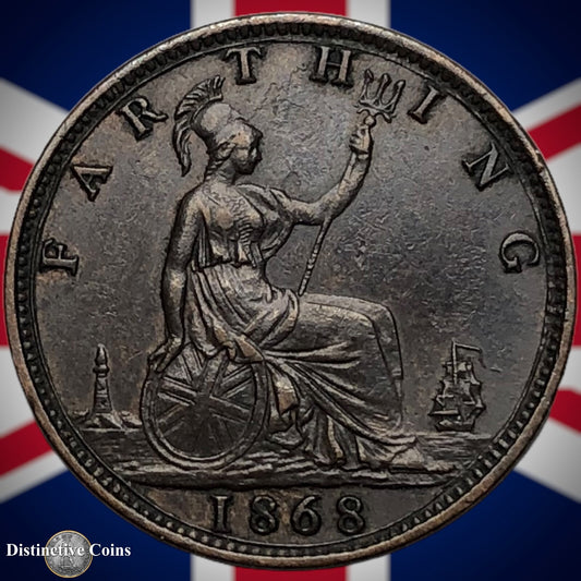 Great Britain 1868 Farthing 1/4d GB3630