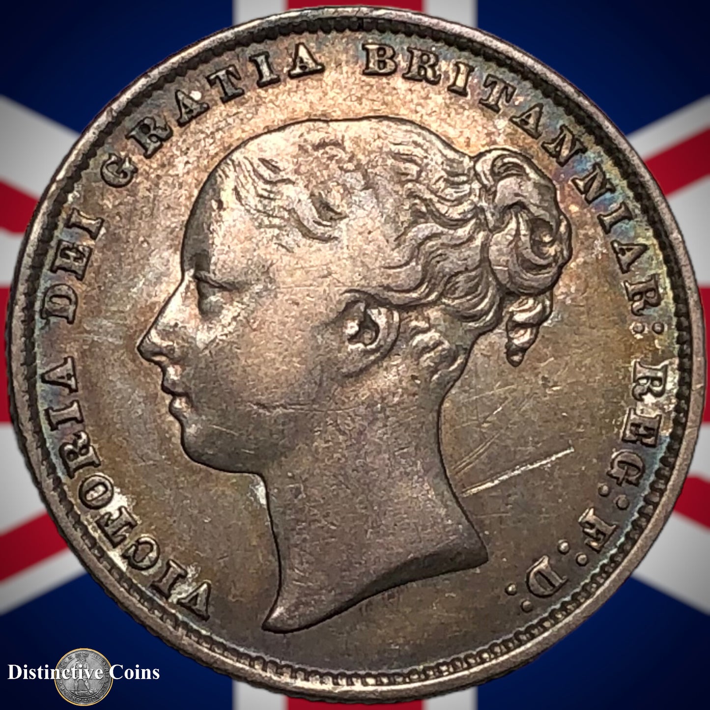 Great Britain 1864 British One Shilling GB0274
