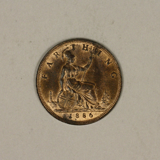 Great Britain 1886 Farthing
