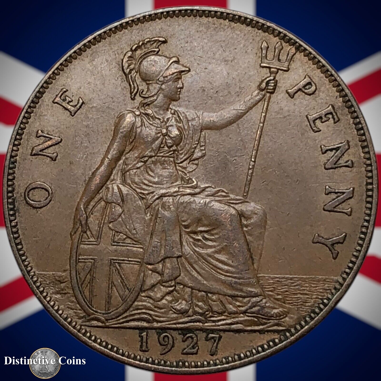 Great Britain 1927 Penny 1d GB7055