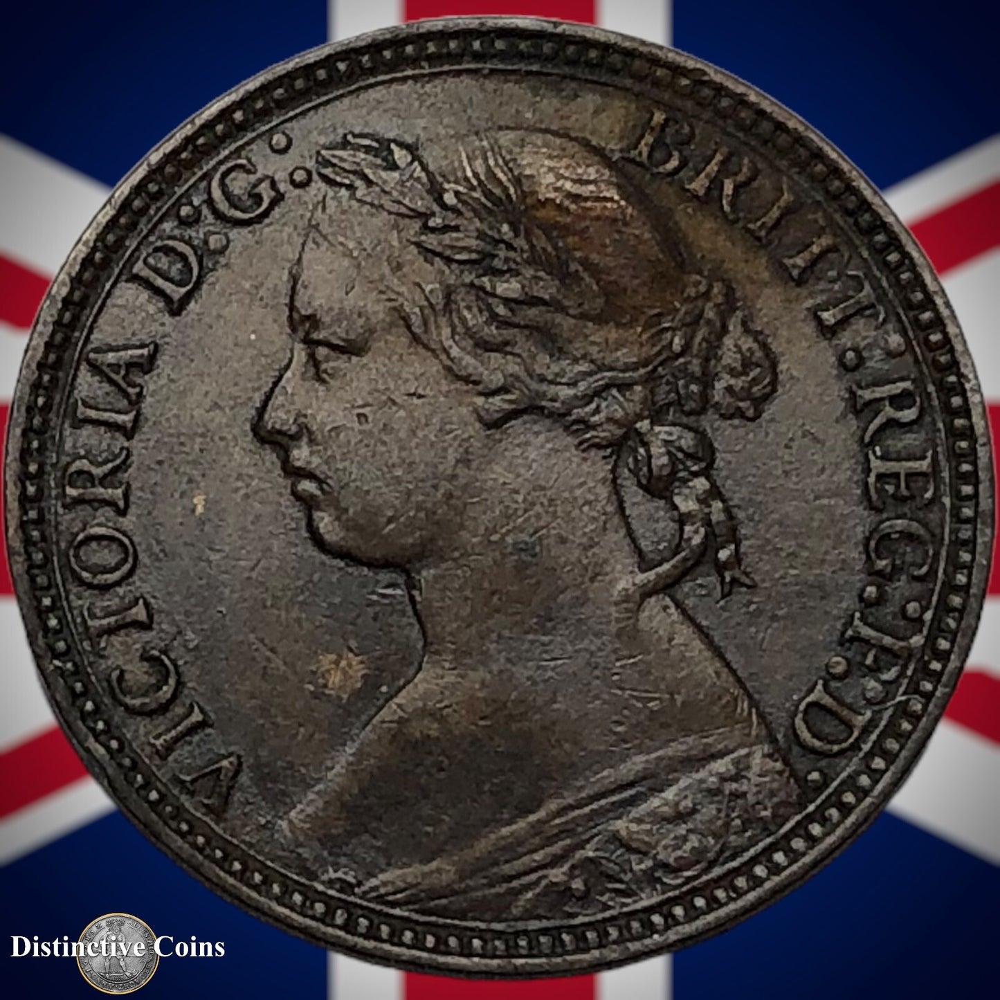 Great Britain 1875 H Farthing 1/4d GB3750