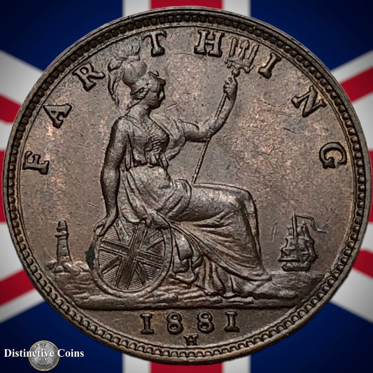Great Britain 1881 H Farthing 1/4d GB3980