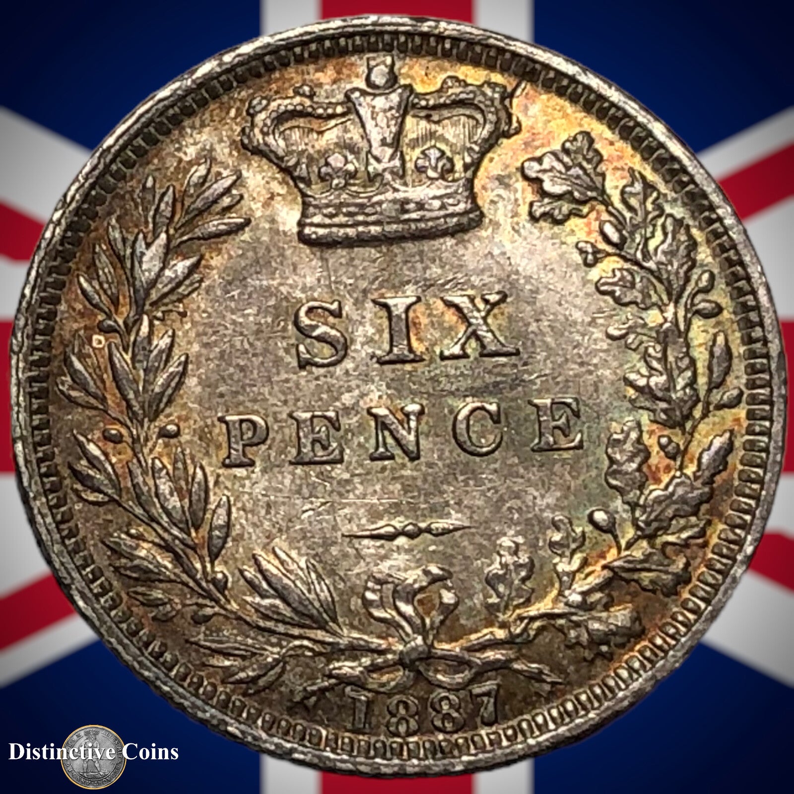 Great Britain 1887 Six Pence GB2698