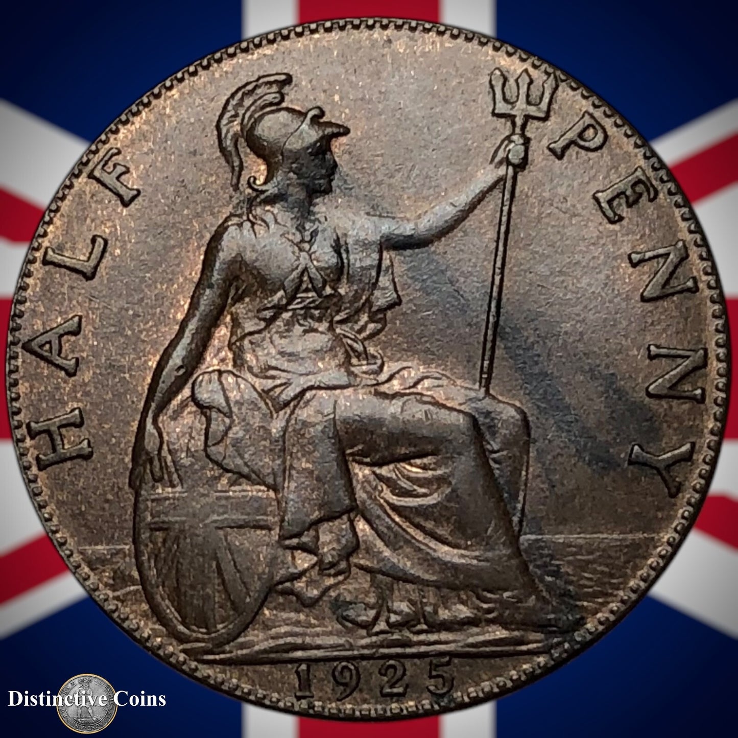 Great Britain 1925 Half Penny 1/2d GB5914