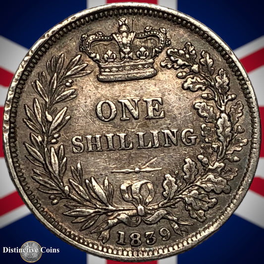 Great Britain 1839 British One Shilling GB0168