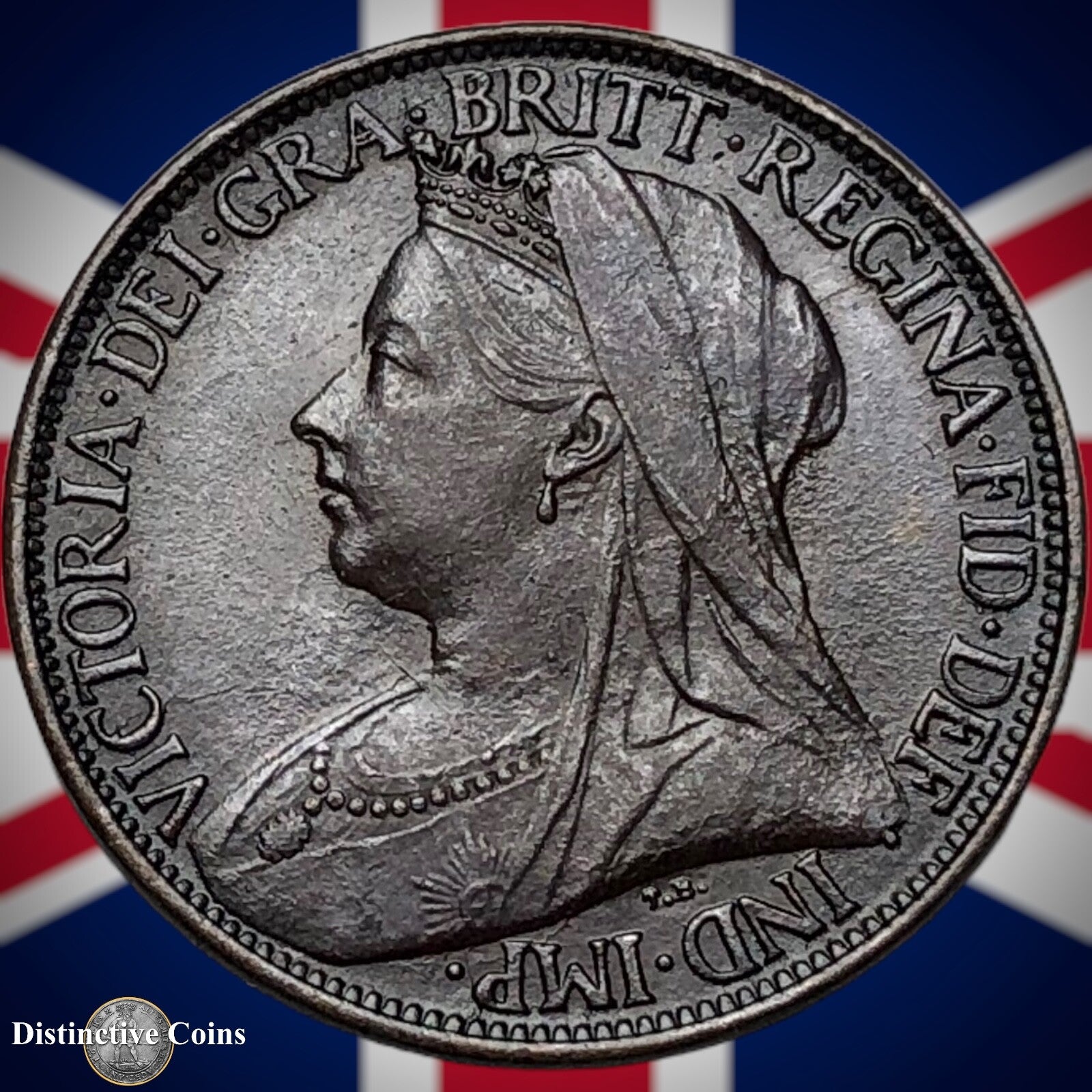 Great Britain 1901 Farthing 1/4d GB4503