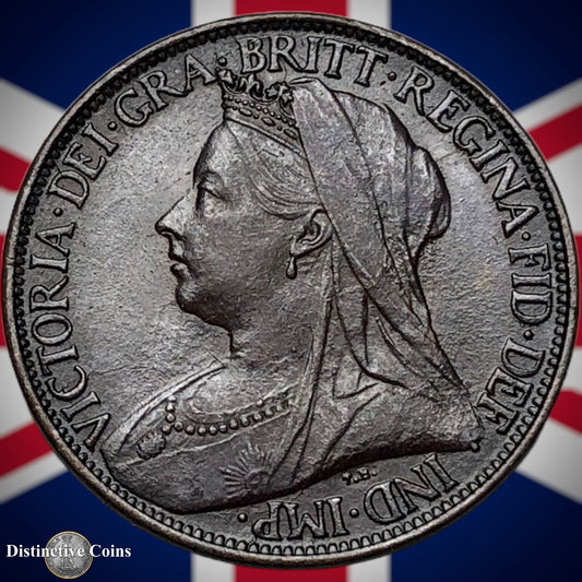 Great Britain 1901 Farthing 1/4d GB4503