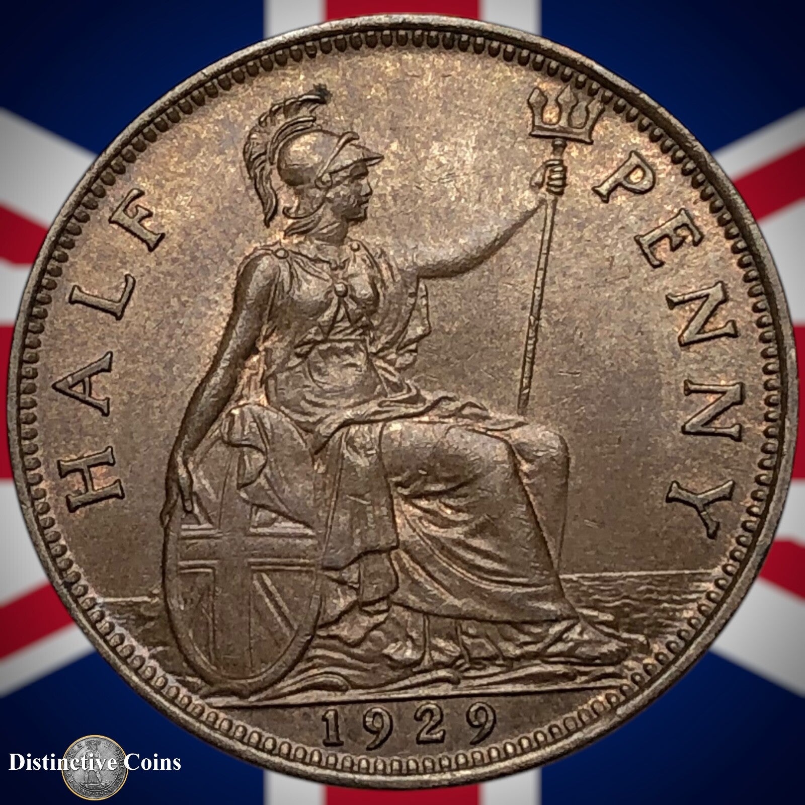 Great Britain 1929 Half Penny 1/2d GB5948