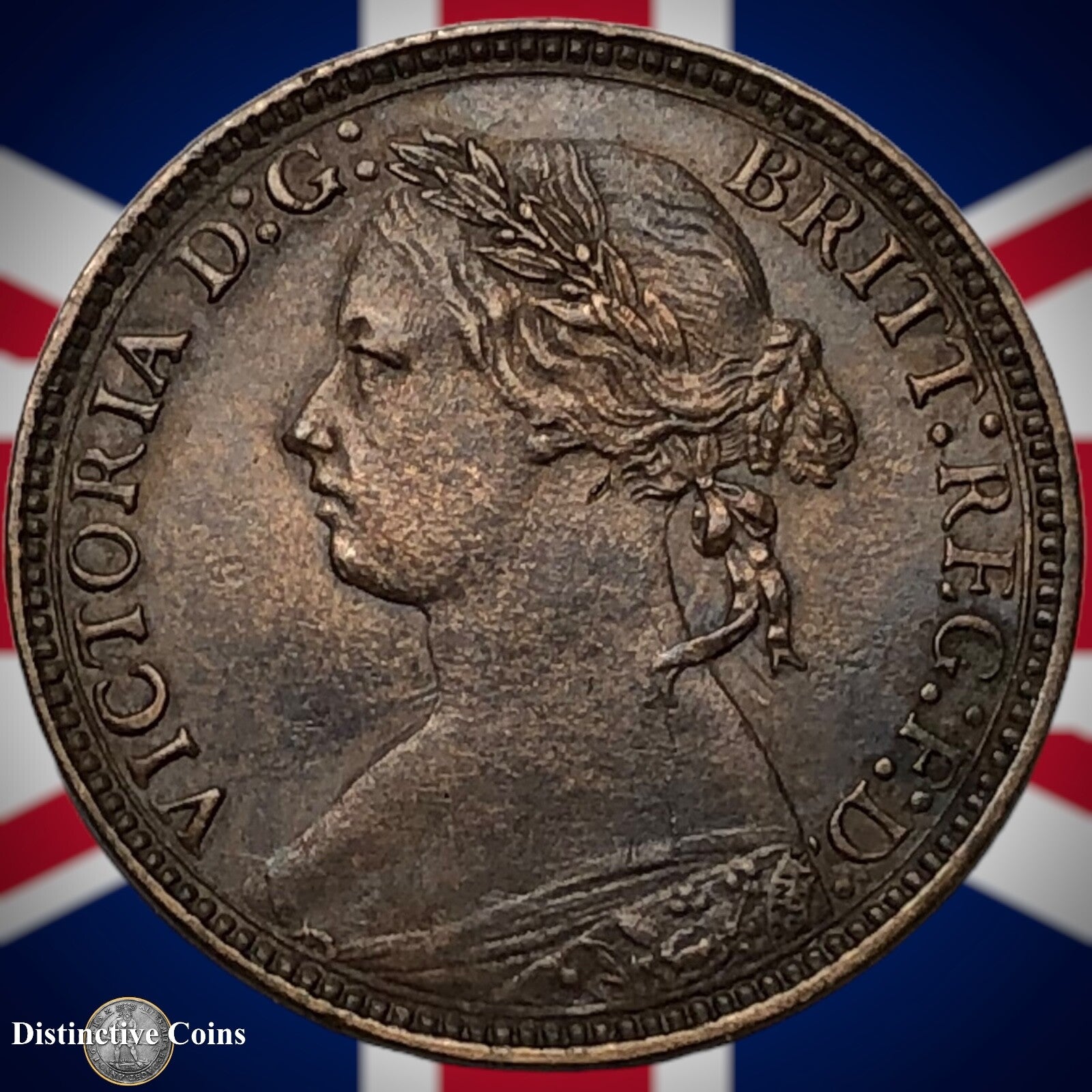 Great Britain 1875 H Farthing 1/4d GB3770