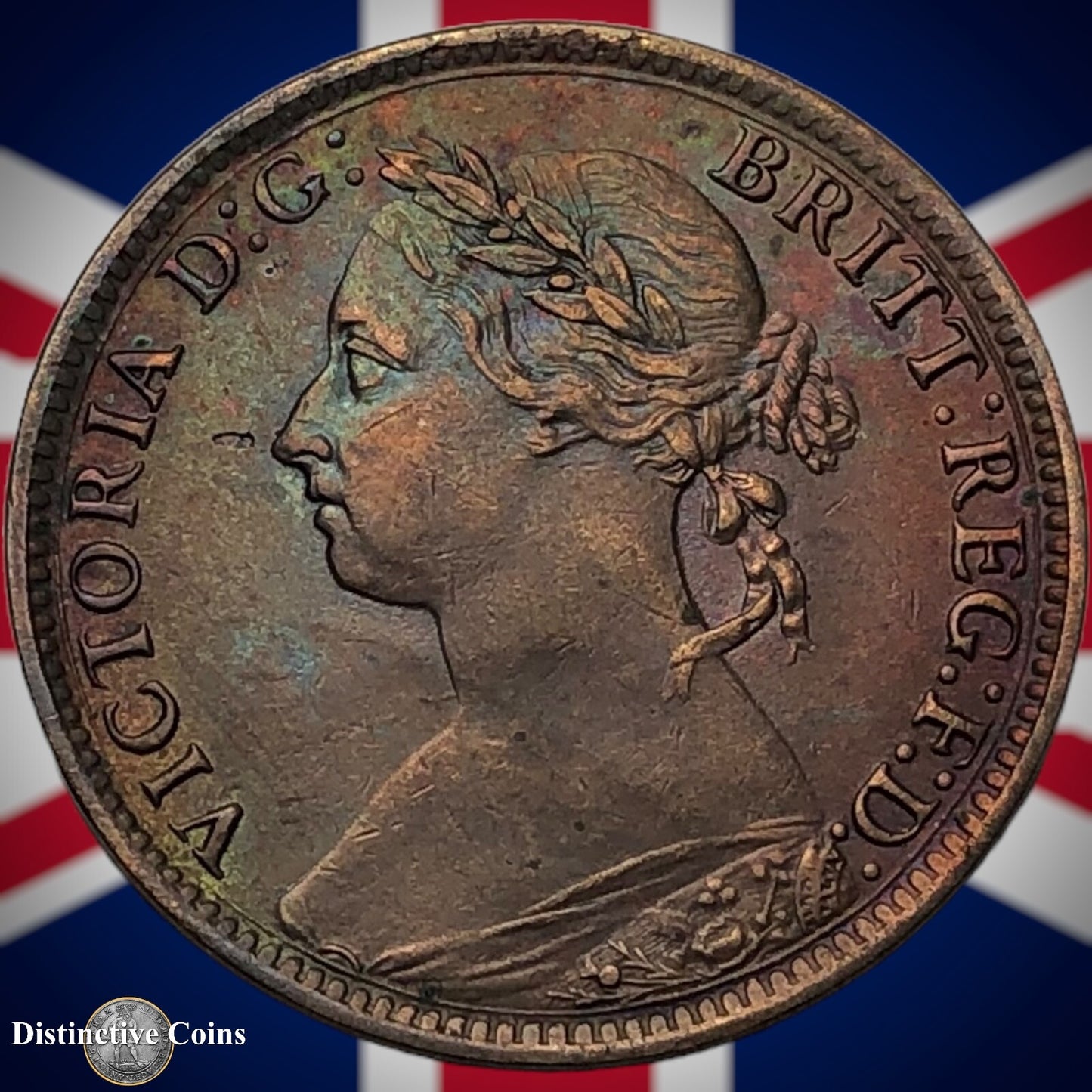 Great Britain 1885 Farthing 1/4d GB4163