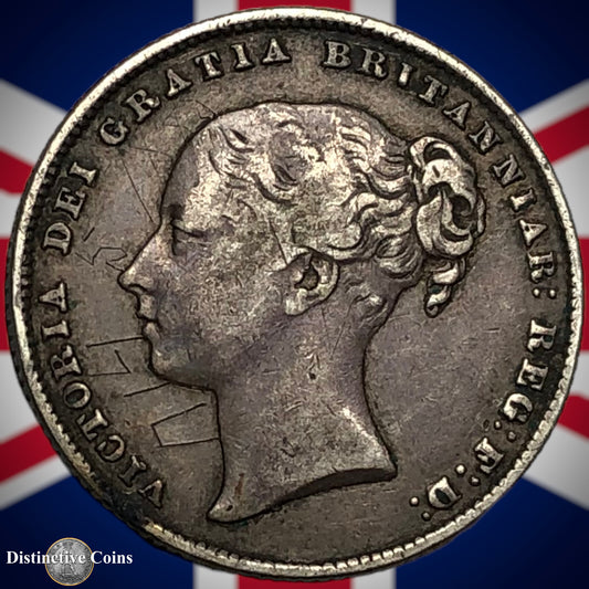Great Britain 1864 British One Shilling GB0272