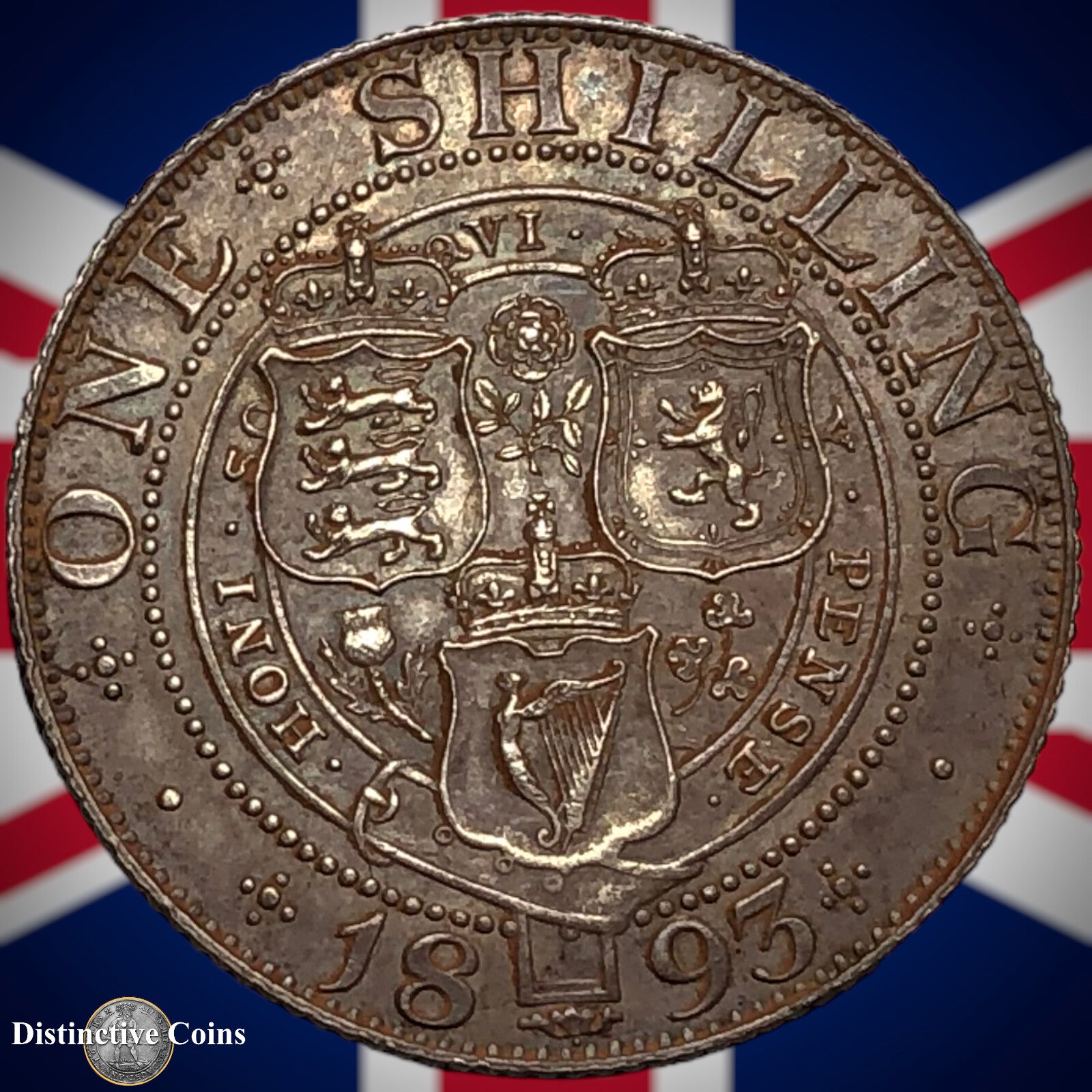 Great Britain 1893 British One Shilling GB0621