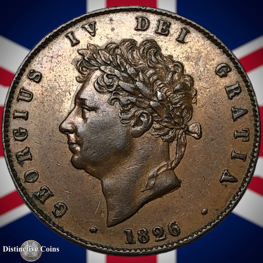 Great Britain 1826 Half Penny 1/2d GB5206