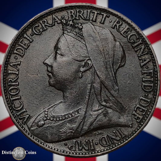 Great Britain 1898 Farthing 1/4d GB4456