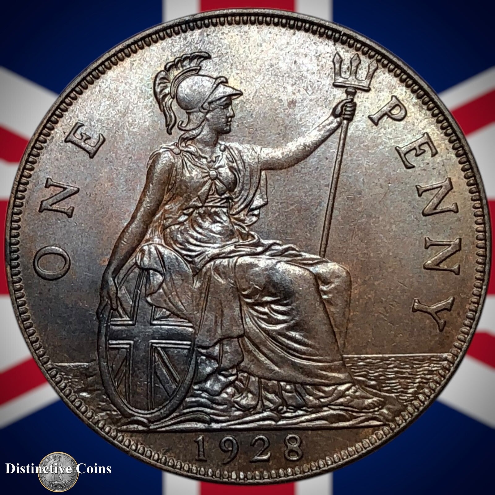 Great Britain 1928 Penny 1d GB7090
