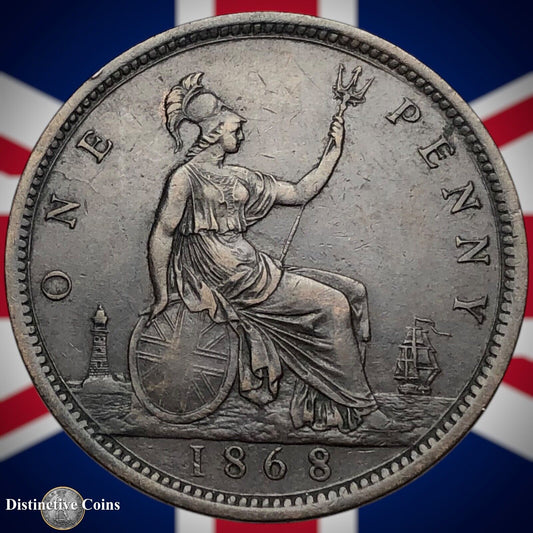 Great Britain 1868 Penny 1d GB6302