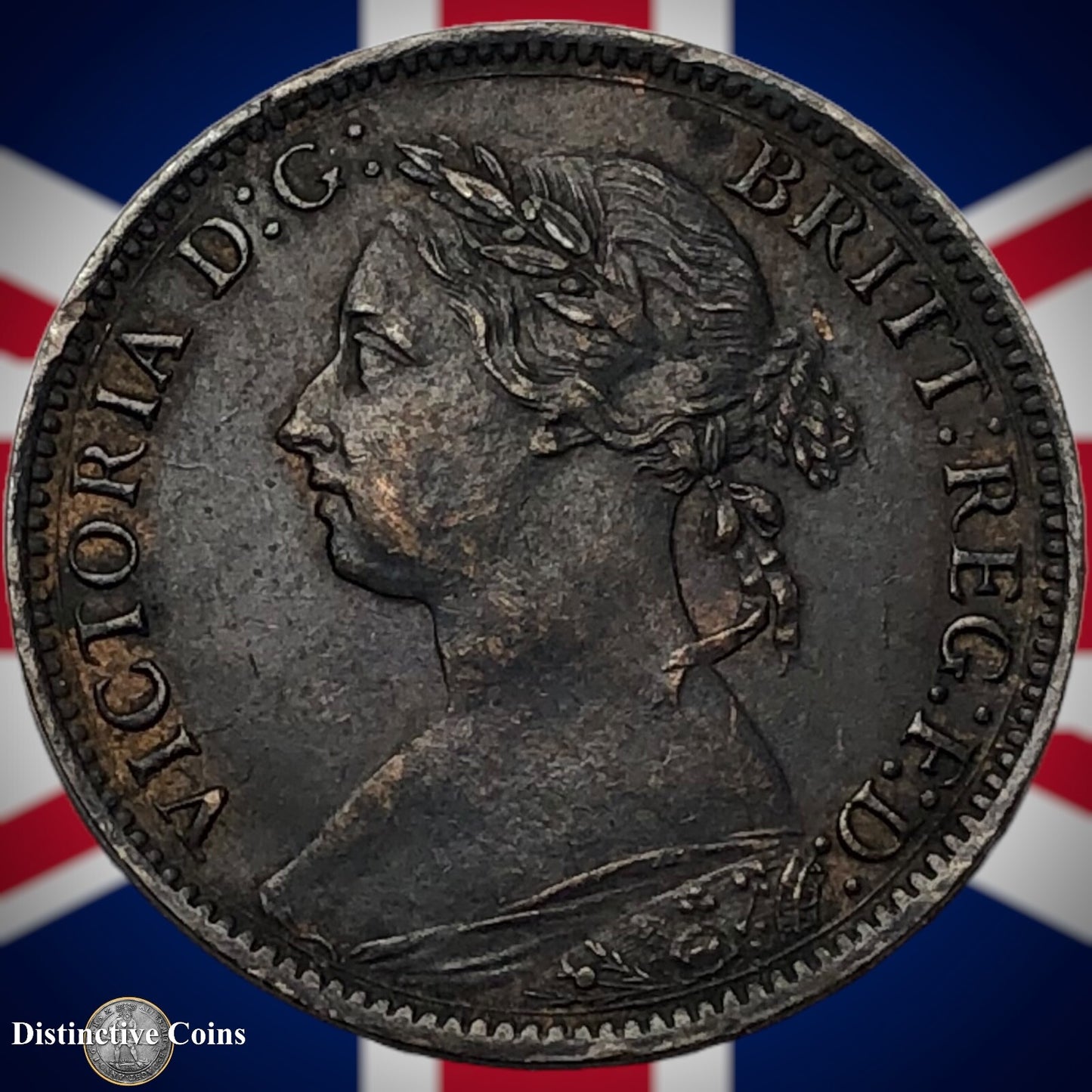 Great Britain 1885 Farthing 1/4d GB4158