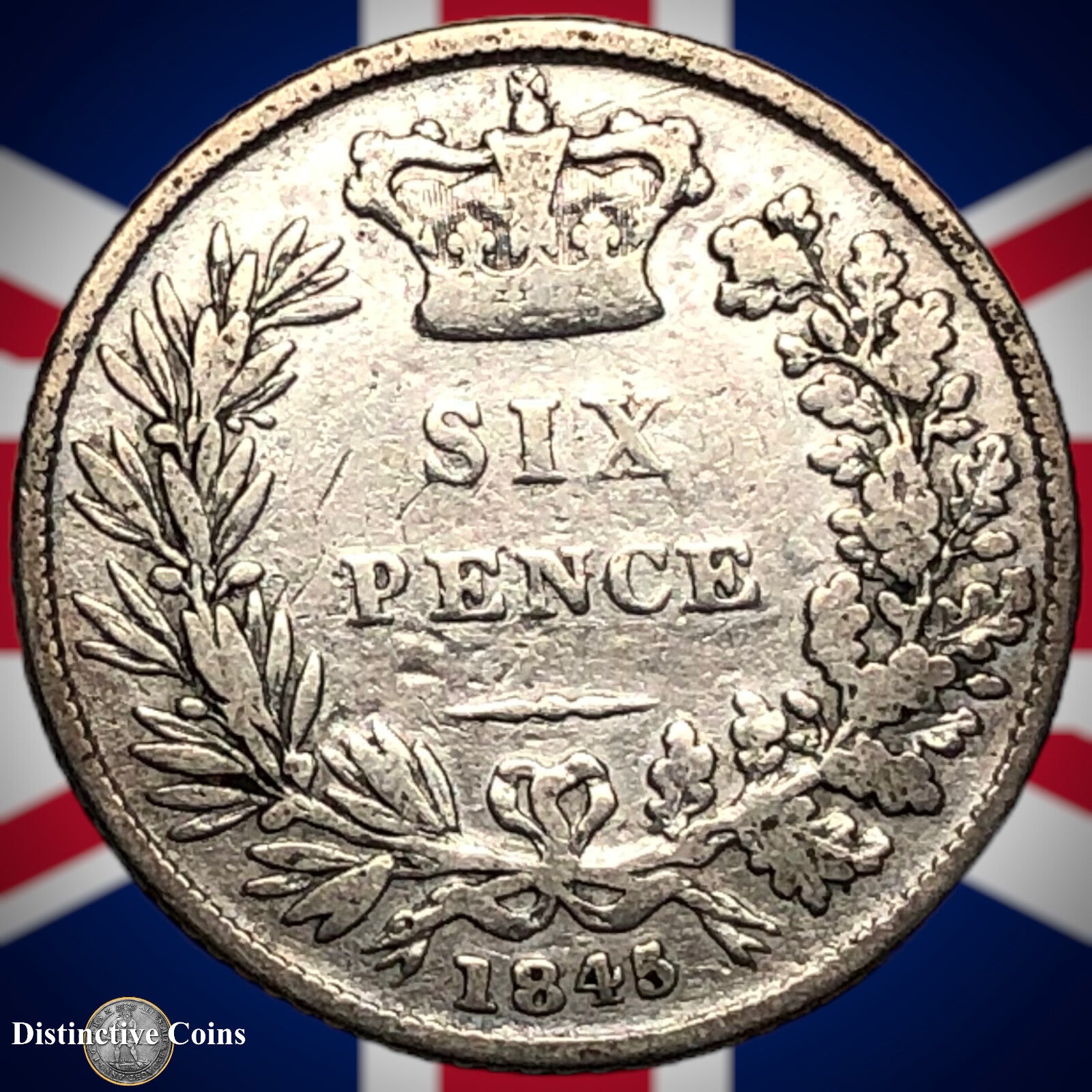 Great Britain 1845 Six Pence GB2587