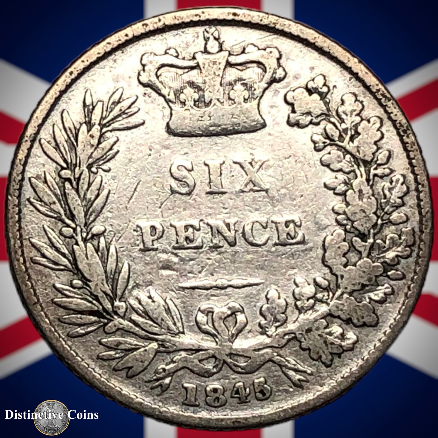 Great Britain 1845 Six Pence GB2587