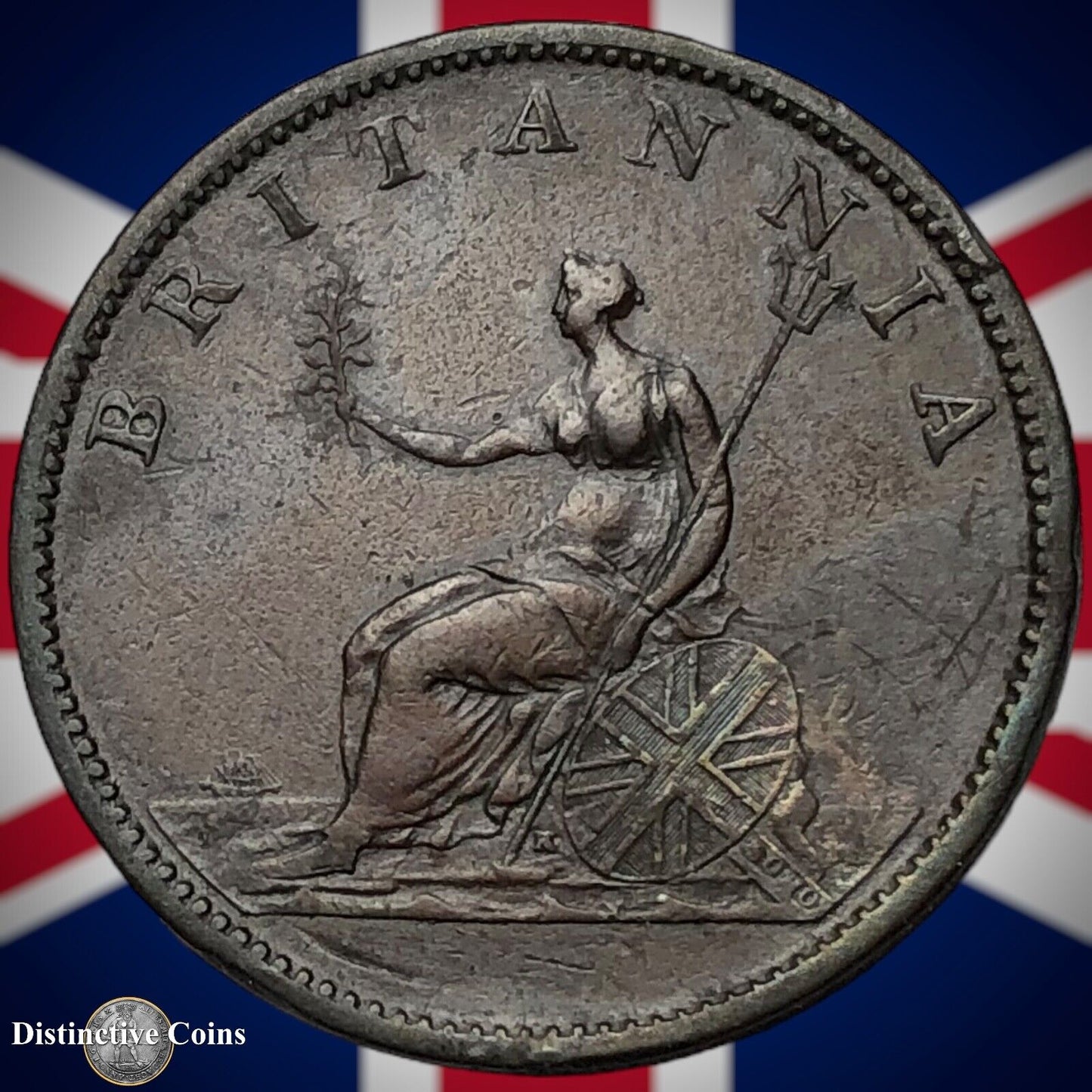 Great Britain 1807 Half Penny 1/2d GB5182