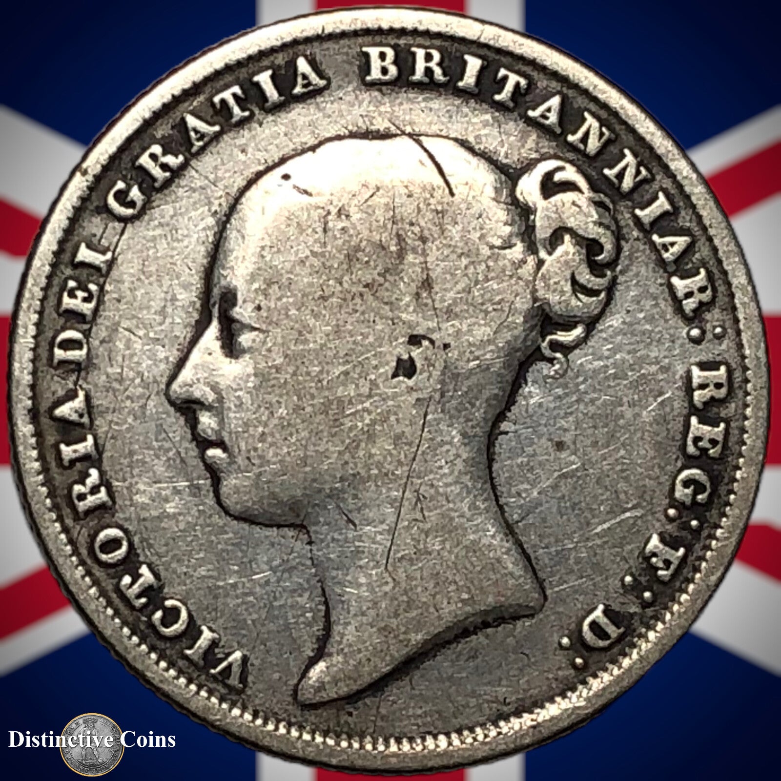Great Britain 1839 British One Shilling GB0158