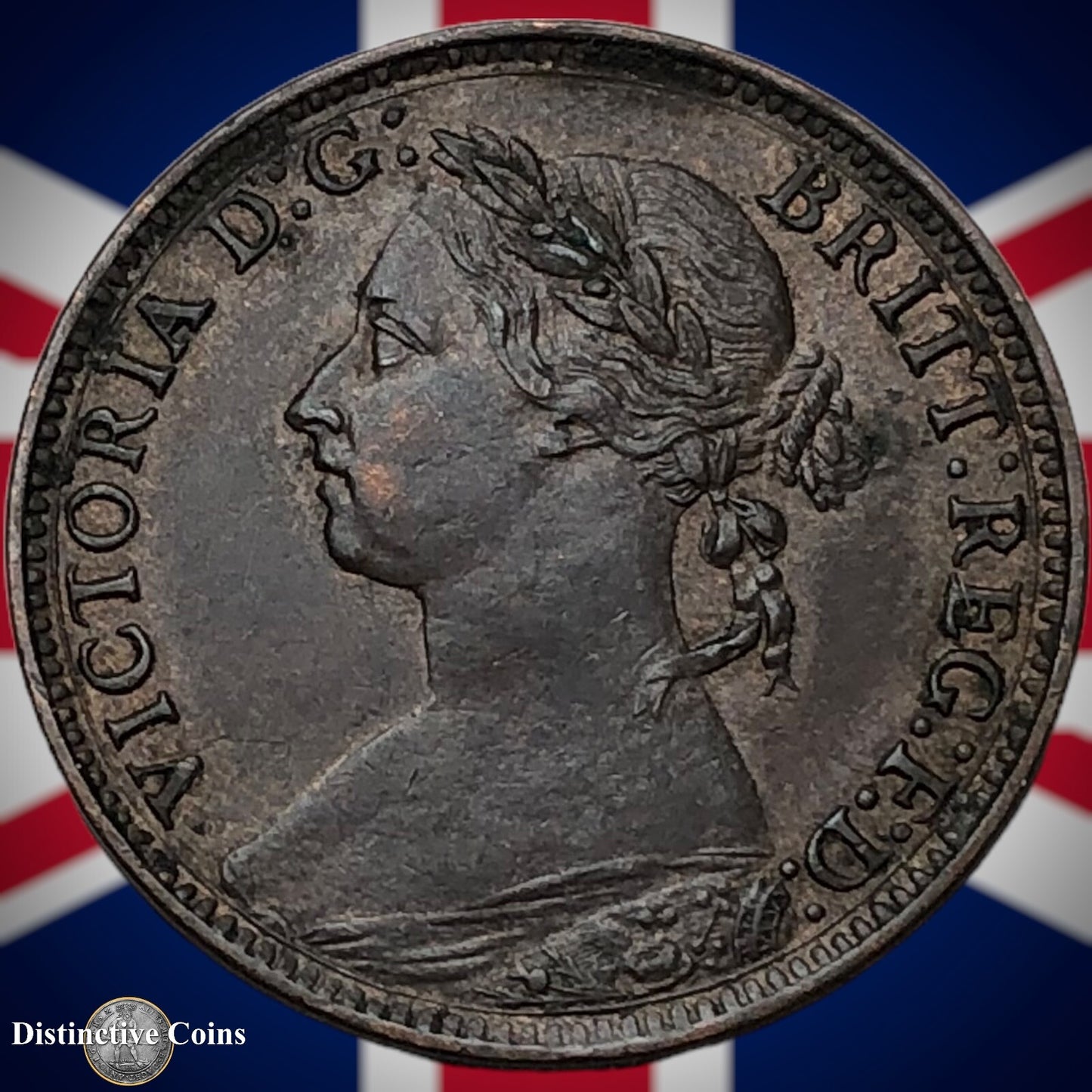 Great Britain 1884 Farthing 1/4d GB4121