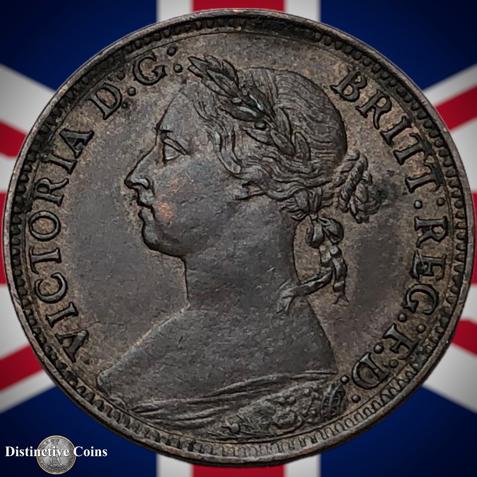 Great Britain 1884 Farthing 1/4d GB4121