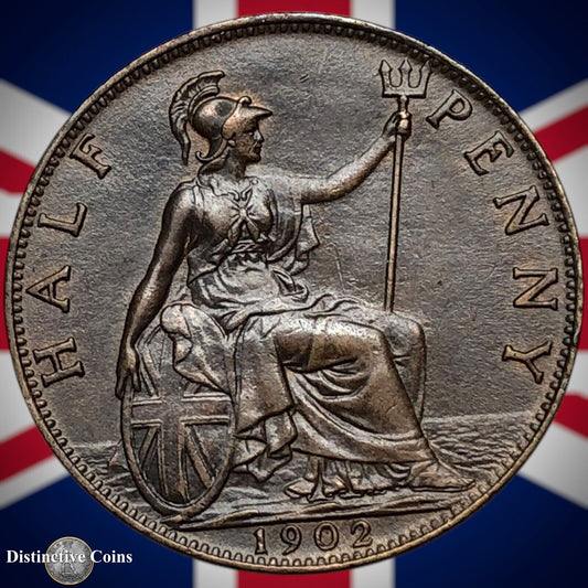 Great Britain 1902 Half Penny 1/2d GB5773
