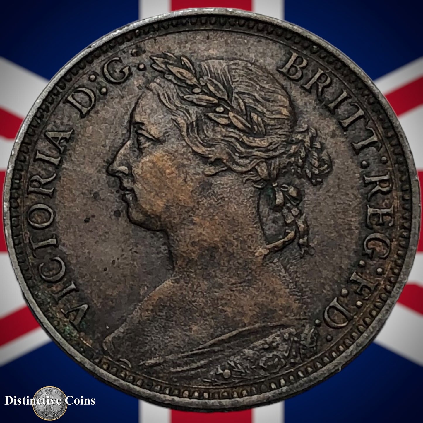 Great Britain 1881 H Farthing 1/4d GB3930