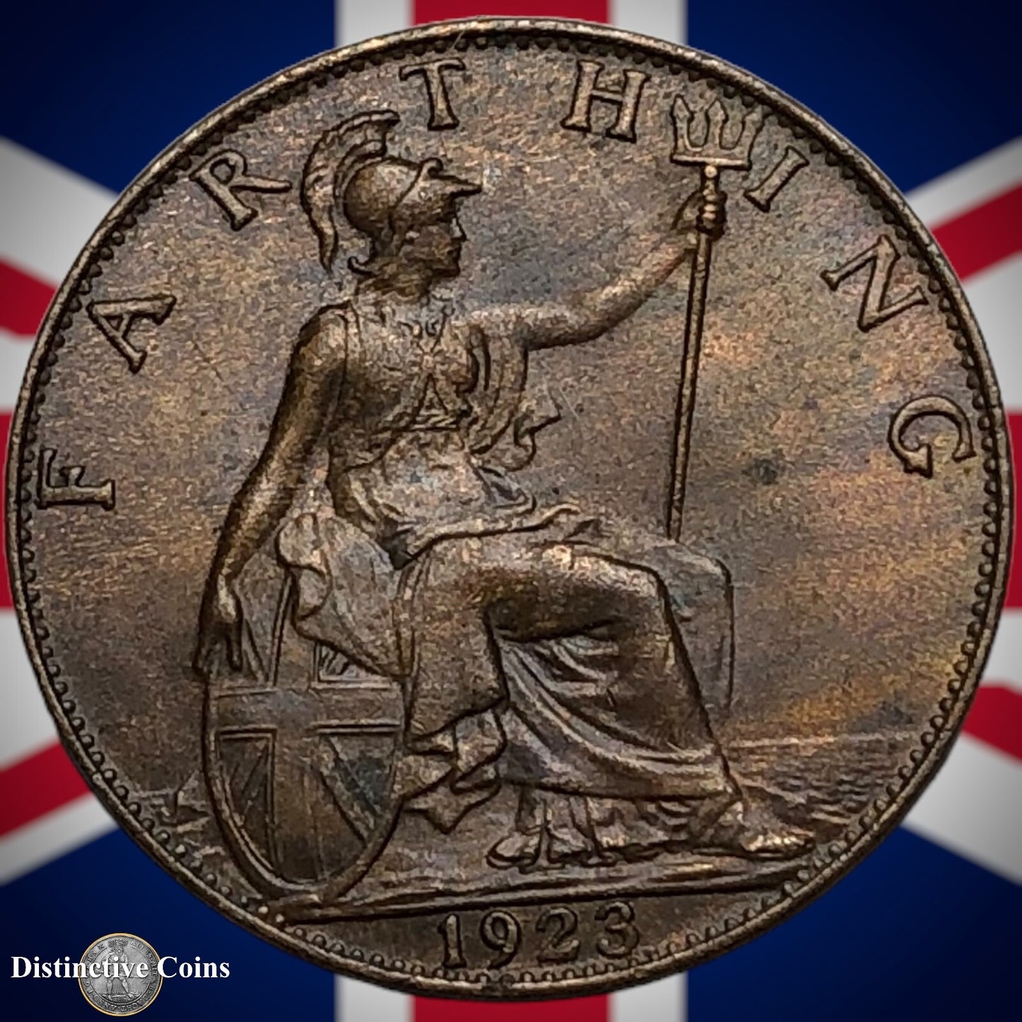 Great Britain 1923 Farthing 1/4d GB4773