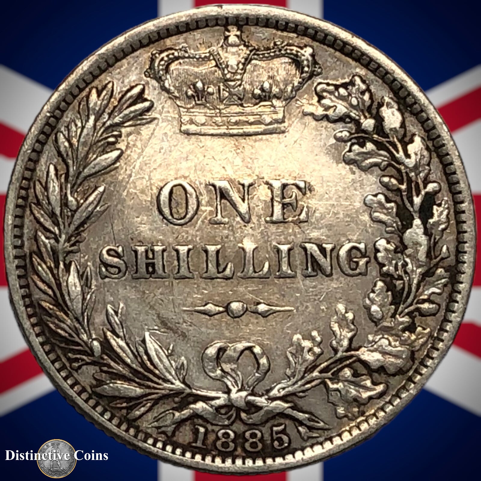 Great Britain 1885 British One Shilling GB0458