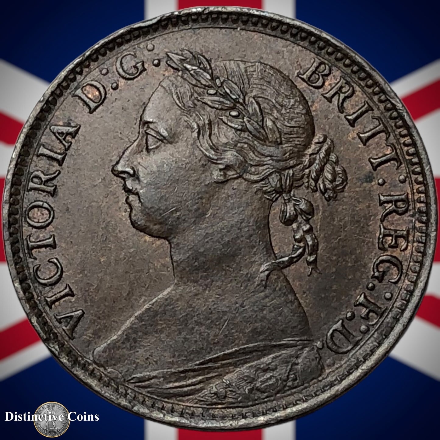 Great Britain 1884 Farthing 1/4d GB4137