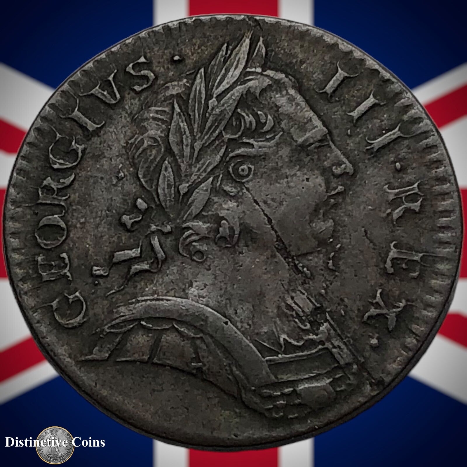 Great Britain 1773 Farthing 1/4d GB3189