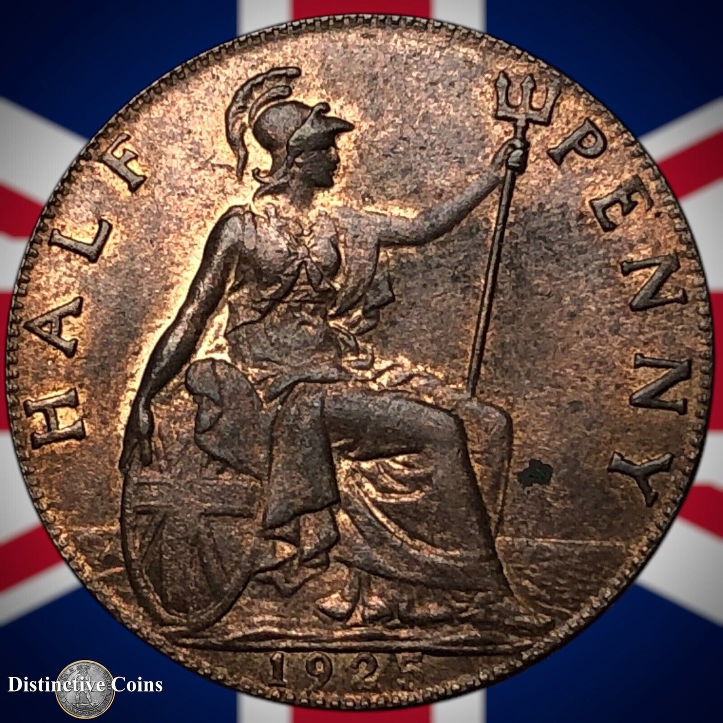 Great Britain 1925 Half Penny 1/2d GB5916