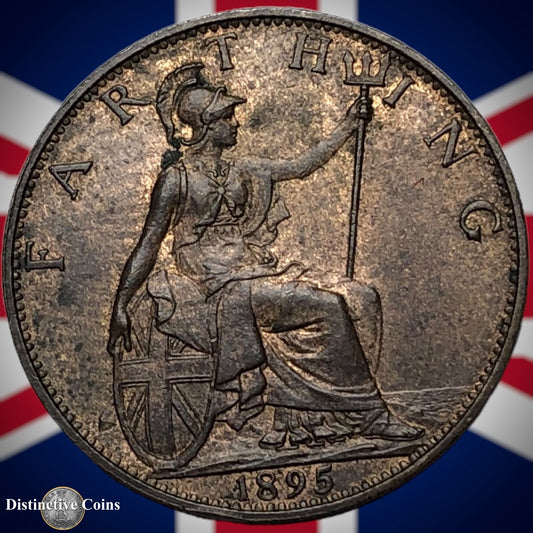 Great Britain 1895 Farthing 1/4d GB4412