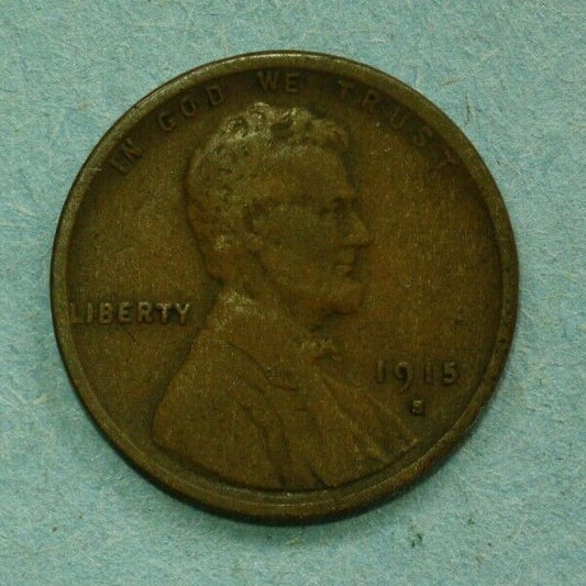 1915 S Lincoln Penny Cent United States U034