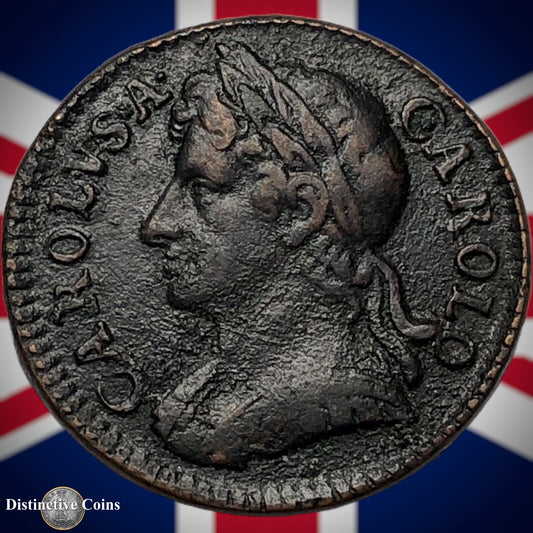 Great Britain 1673 Farthing 1/4d GB3142