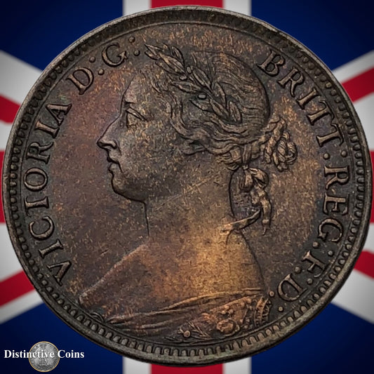 Great Britain 1885 Farthing 1/4d GB4169