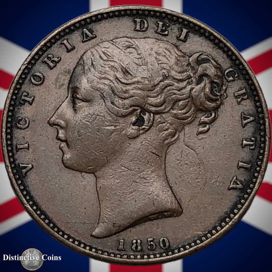 Great Britain 1850 Farthing 1/4d GB3435