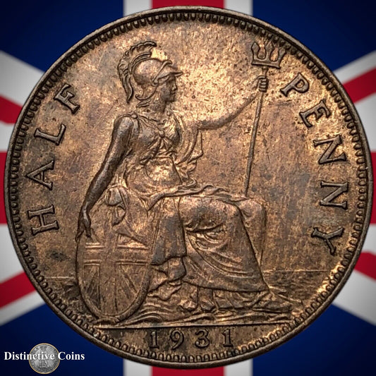 Great Britain 1931 Half Penny 1/2d GB5969