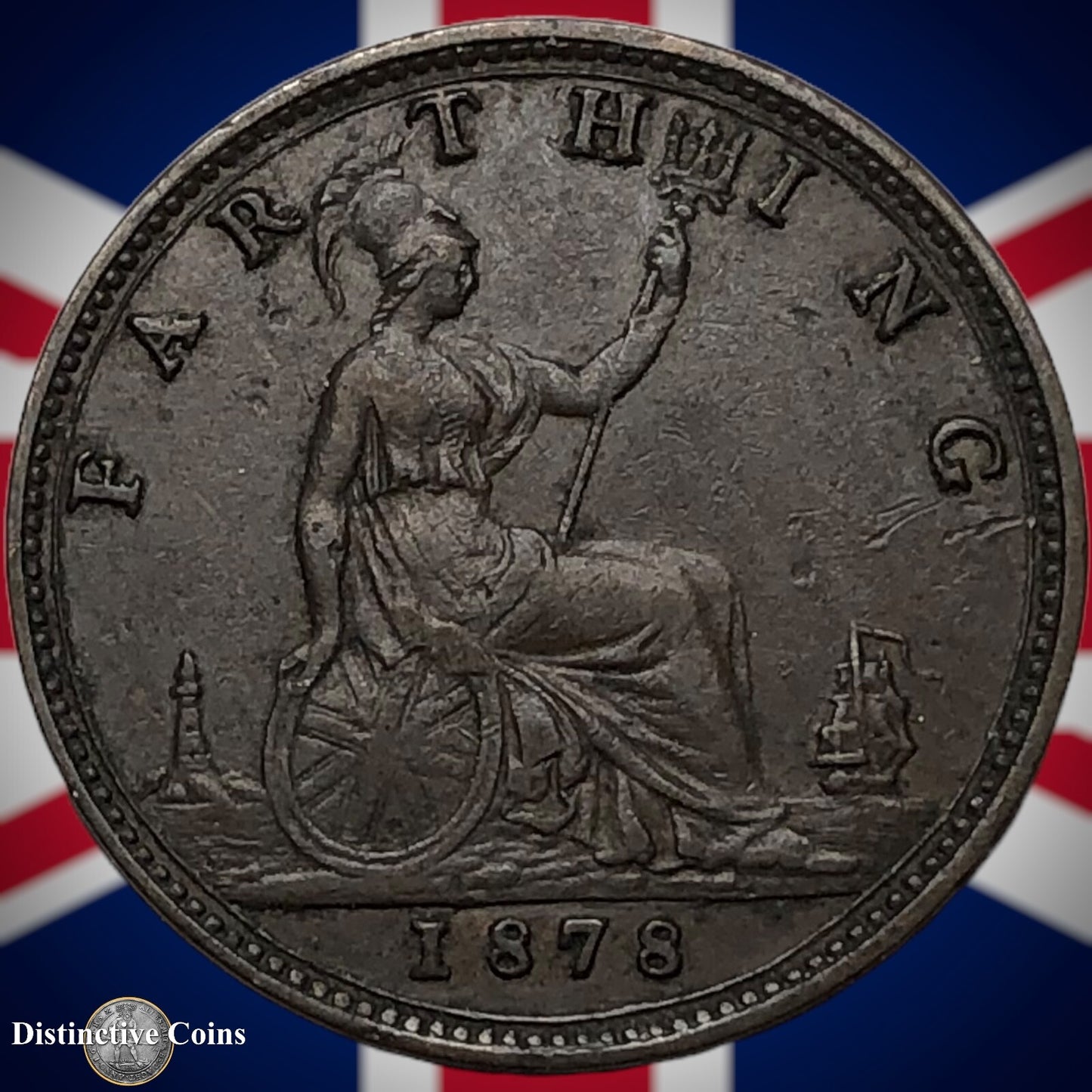 Great Britain 1878 Farthing 1/4d GB3784
